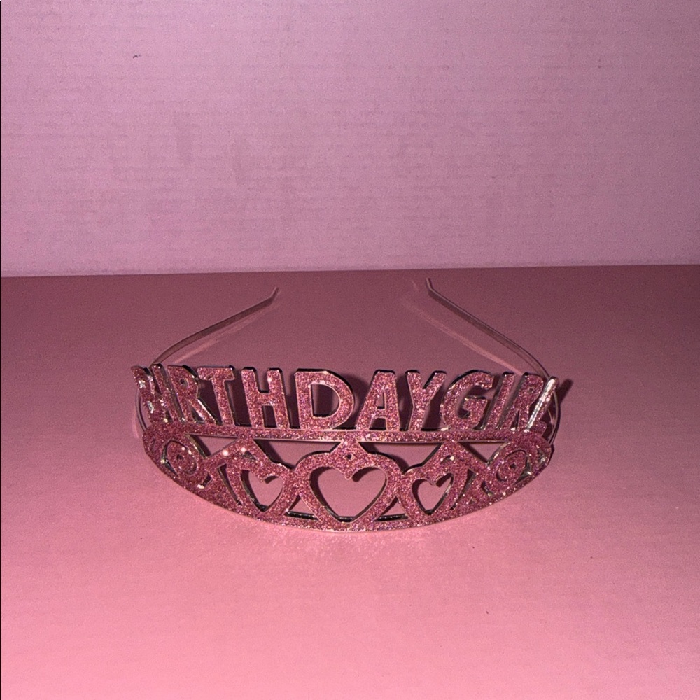 Pink Birthday Girl Tiara
